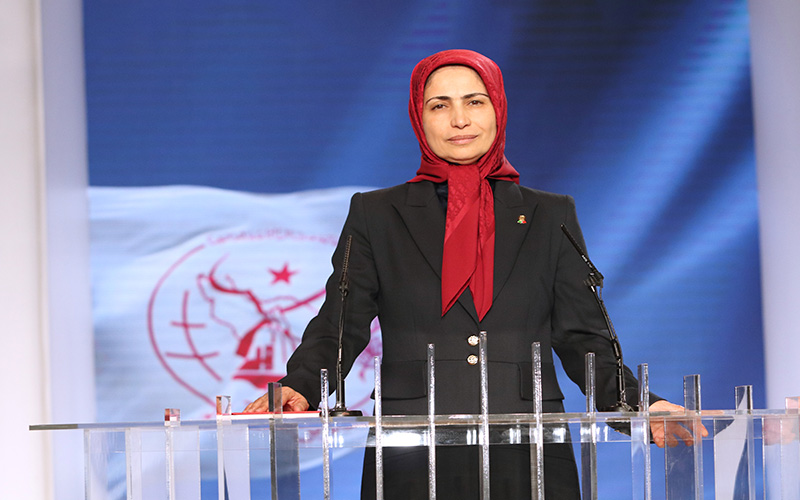 انتخاب خواهر مجاهد زهرا مریخی به عنوان مسئول اول در اجتماع بزرگ مجاهدین خلق ایران به مناسبت پنجاه و دومین سالگرد تأسیس سازمان