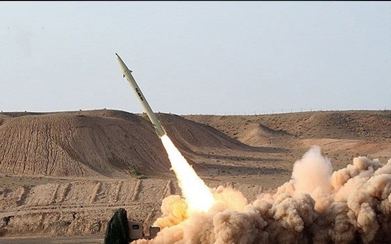 موشک شلیک شده سپاه پاسداران به جای سوریه در کرمانشاه فرودآمد