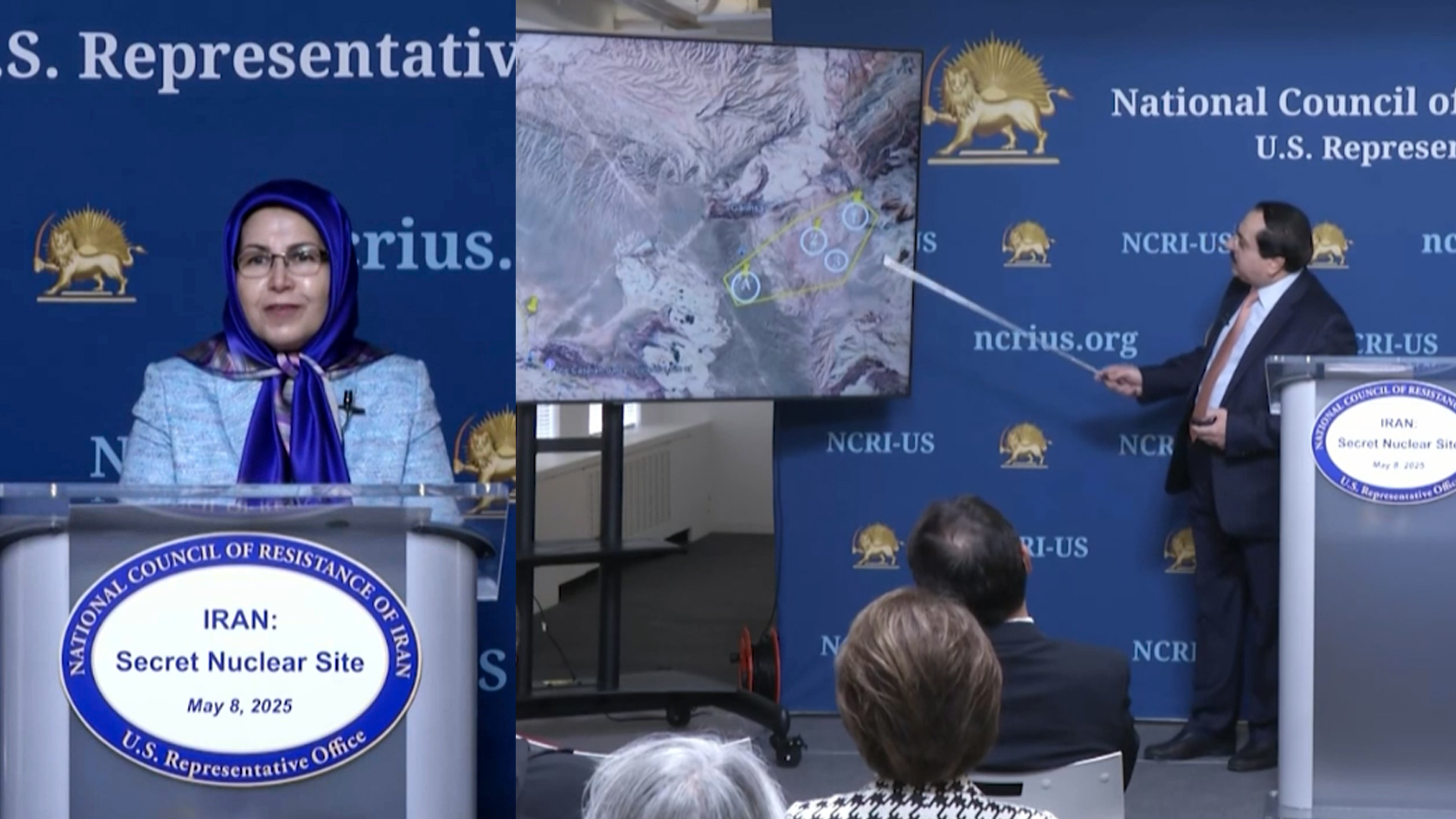 افشای یک سایت اعلام نشده اتمی رژیم آخوندها در کنفرانس مطبوعاتی نمایندگی شورای ملی مقاومت ایران در واشنگتن