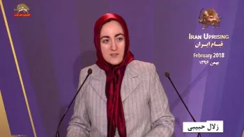 سخنان زلال حبیبی در کنفرانس خیزش جوانان برای سرنگونی