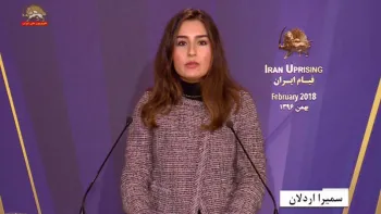 سخنان سمیرا اردلان در کنفرانس خیزش جوانان برای سرنگونی
