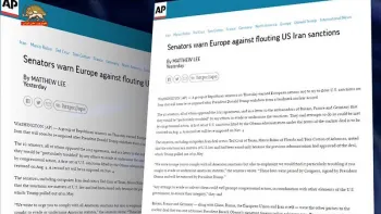 هشدار۱۰سناتورآمریکا به سفیران آلمان وفرانسه وانگلستان نسبت به دورزدن تحریمها