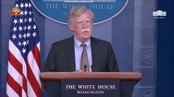 کاخ سفید-جان بولتون- اقدام فرانسه بر علیه تروریسم رژیم ایران را تائید کرد