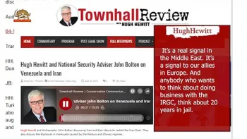 جان بولتون-لیست گذاری سپاه پاسداران اقدامی مهم است که هرگونه مبادله با آن را جرم جنایی محسوب میکند