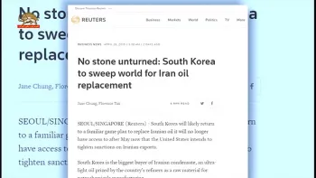 رویترز-اقدام شرکتهای نفتی برای تامین خرید نفت از دیگر کشورها غیر از رژیم ایران