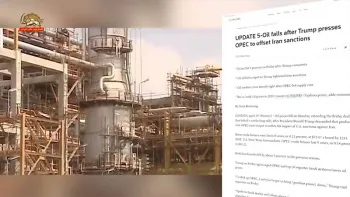 رویترز-کاهش قیمت نفت به دلیل تلاش آمریکا برای تامین نفت