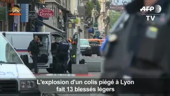 انفجاری در مرکز شهر لیون فرانسه ۱۳زخمی برجای گذاشت