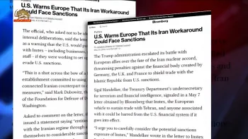 بلومبرگ: دولت ترامپ نبرد خود را با متحدان اروپایش در مورد توافقنامه اتمی تشدید کرده است