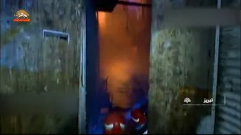 به دنبال آتش سوزی در بازار قدیمی تبریز حداقل ۱۵۰ مغازه سوخت