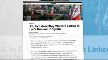 خبرگزاری بلومبرگ- فشار آمریکا برای توقف کامل غنی سازی و لغو دو معافیت دیگر