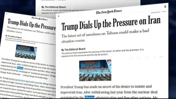 نیویورک تایمز-دولت ترامپ دست به اقدامات خطرناکی علیه رژیم زده است