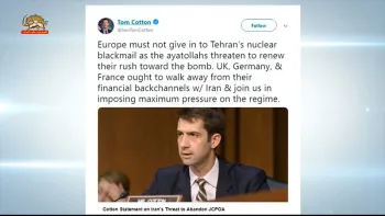 هشدار آنگلامرکل به رژیم و هشدار تام کاتن به کشورهای اروپایی