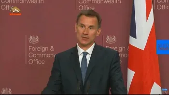 هشدار جرمی هانت به رژیم در مورد نقض توافقنامه برجام