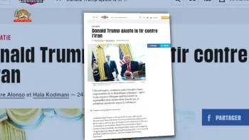 روزنامه فرانسوی لیبراسیون: تهاجم آمریکا به رژیم بعد از حمله به پهپاد آمریکایی