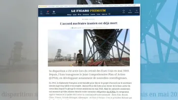 روزنامه فیگارو چاپ فرانسه: توافقنامه اتمی با رژیم ایران مرده است