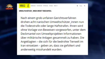 عفوبین‌الملل: محکومیت سرکوب فعالان محیط‌زیست توسط رژیم
