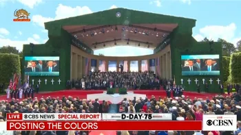 فرانسه-مراسم سالگرد اعزام نیرو به نرماندی در جنگ جهانی دوم