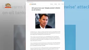 وزیرخارجه‌انگلستان: رژیم ایران مسئول حمله به کشتی‌ها در دریای عمان است