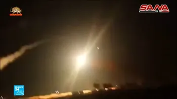 حمله هوایی و موشکی به محل استقرار پاسداران در حومه دمشق