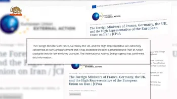 هشدار مجدد اتحادیه اروپا به رژیم در مورد نقض برجام