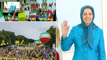 پیام خانم مریم رجوی به تظاهرات برلین
