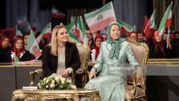 دیدار خانم کروئه مازی همسر رئیس جمهور آلبانی و رئیس جنبش سوسیالیست آلبانی از اشرف۳
