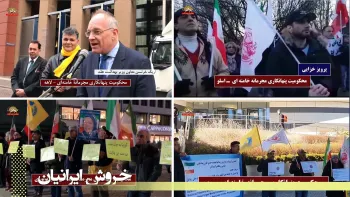 خروش ایرانیان در کشورهای مختلف جهان علیه کرونای ولایت در لاهه، اسلو، یوتوبوری و وین