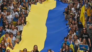 همبستگی مردم کشورهای جهان با سالگرد استقلال اوکراین    