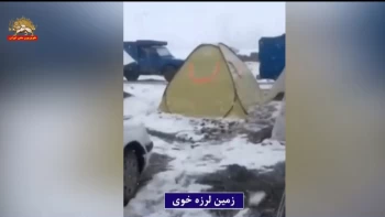 روزنامه حکومتی جهان صنعت ـ وعده‌های نمایشی رئیسی در میان مردم زلزله‌زده خوی