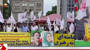 تظاهرات بزرگ ایرانیان  در بروکسل