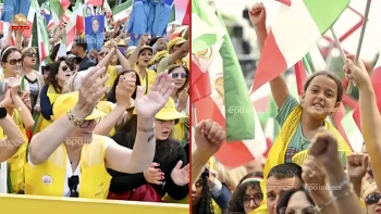 بازتاب تظاهرات بزرگ مقاومت ایران در بروکسل در میدل ایست آنلاین و آژانس عکس اروپا