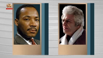 فرهنگنامه آزادی ـ احمد شاملو و مارتین لوتر کینگ جونیور