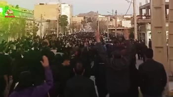 خیزش و اعتراضات گسترده در شهرهای آبدانان و ملکشاهی+پیام برادر مجاهد مسعود رجوی