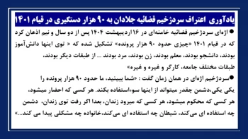 سازمان مجاهدین خلق ایران اعلام کرد آمار کل بازداشتی و دستگیریهای قیام در سراسر کشور از روز ۷ دیماه تا ۲۴ دی ۱۴۰۴ در مجموع بیش از ۵۰ هزار نفر است