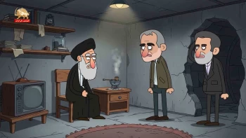 انیمشن گیرکردن عظما بین جنگ ومذاکره _پیک شادی