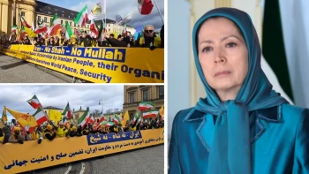 پیام خانم مریم رجوی به تظاهرات ایرانیان آزاده همزمان با کنفرانس امنیتی مونیخ