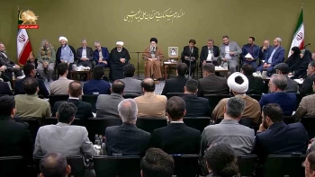 شعرخوانی در پیشگاه عظمای ولایت _پیک شادی