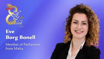 کنفرانس بین‌المللی در آستانه ۸ مارس روز جهانی زن ـ ایو بورگ بونلو ـ نماینده پارلمان مالت