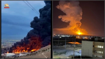 اخبار جنگ؛ پالایشگاه تهران و انبارهای سوخت کرج در آتش سوخت 
