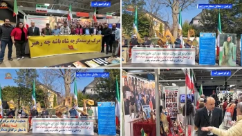 طنین پیام سرنگونی در فستیوال فرهنگی لوکزامبورگ و خروش ایرانیان در مقابل سفارت رژیم در برلین