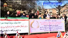  آکسیون یاران شورشگر در شهرهای اسلو و برلین در مقابل سفارت رژیم آخوندی  