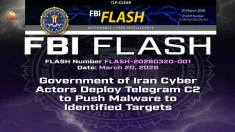 اف‌بی‌آی: تلگرام به اتاق جنگ سایبری وزارت اطلاعات علیه مخالفان تبدیل شده است