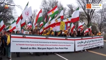 رویترز: تغییر رژیم به دست مردم و مقاومت سازمان‌یافته؛ پیام صریح تظاهرکنندگان واشینگتن به جهان