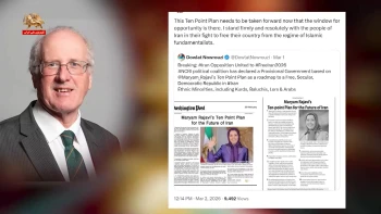 بازتاب جهانی اعلام تشکیل دولت موقت توسط شورای ملی مقاومت ایران