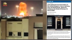 محکومیت شدید حملات رژیم آخوندی به کشتی‌های تجاری در تنگه هرمز توسط شش کشور غربی و ژاپن