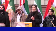 تظاهرات ایرانیان در استکهلم ـ ۲۳ اسفند ۱۴۰۴ ـ اجرای ترانه آتش شعله برکش