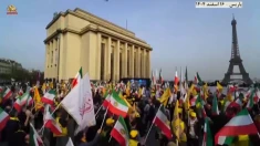 تظاهرات در پاریس و واشنگتن در حمایت از دولت موقت شورای ملی مقاومت