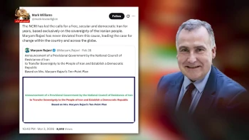 حمایت‌های گسترده از اعلام تشکیل دولت موقت توسط شورای ملی مقاومت