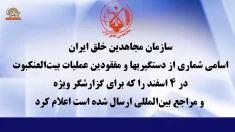 سازمان مجاهدین خلق ایران اسامی شماری از دستگیری‌ها و مفقودین عملیات بیت‌العنکبوت در ۴ اسفند را اعلام کرد 