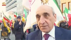 شاهین قبادی در تظاهرات بروکسل: راه حل بحران ایران نه مماشات است و نه جنگ خارجی